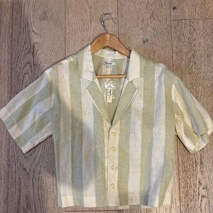 NWT madewell linen top